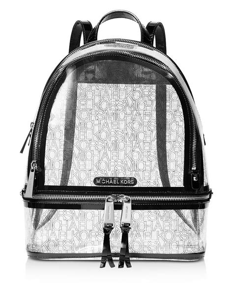 michael kors rucksäcke grau|michael kors clear backpack.